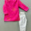 Thumbnail: Pink Bandhni Kurta Set with Pant