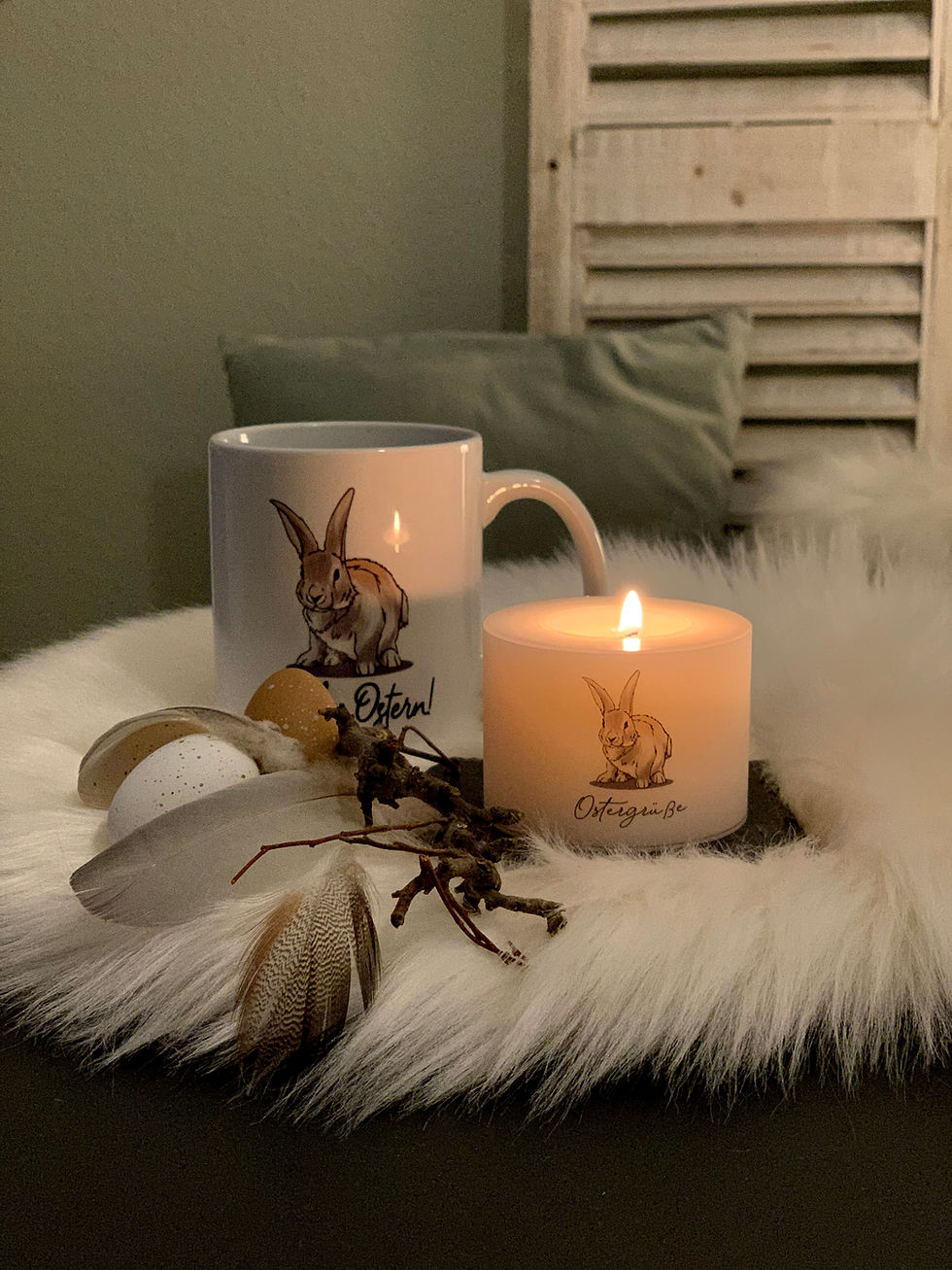 Miniaturbild: Tasse "Hase Frohe Ostern"