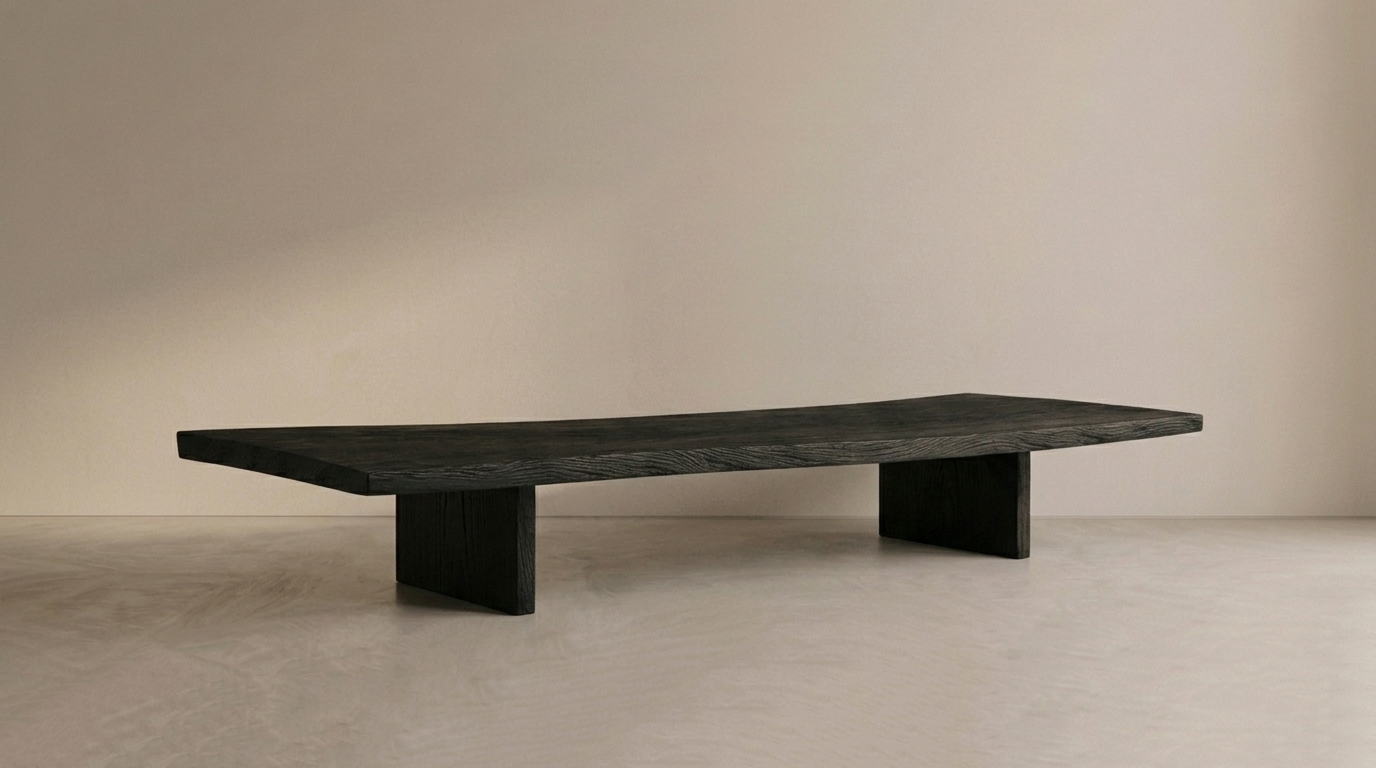 B-11  Burnt Coffee Table