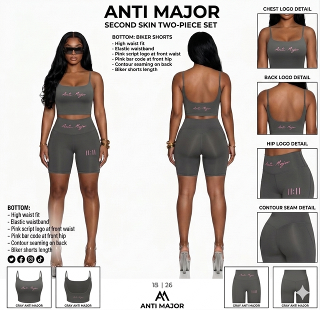 Women's High-Waisted Biker Shorts