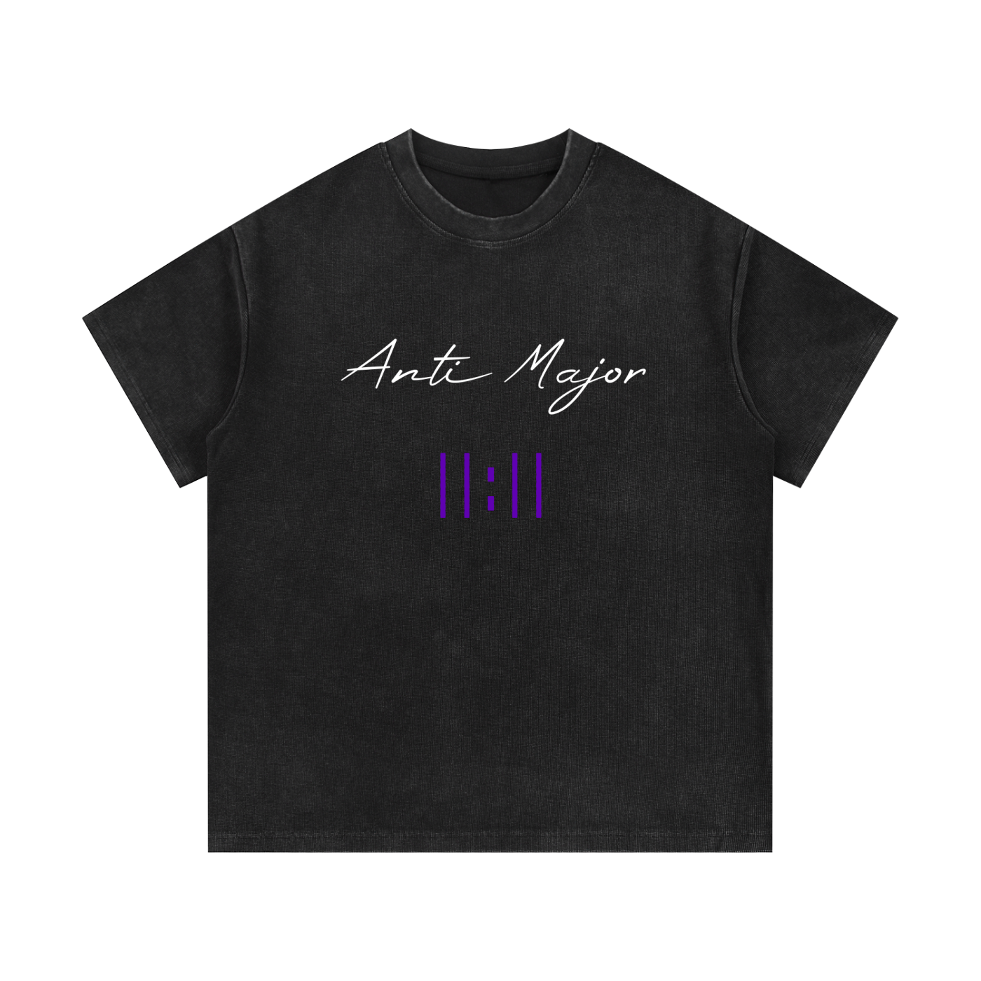 Mineral Wash Waffle Knit T-Shirt