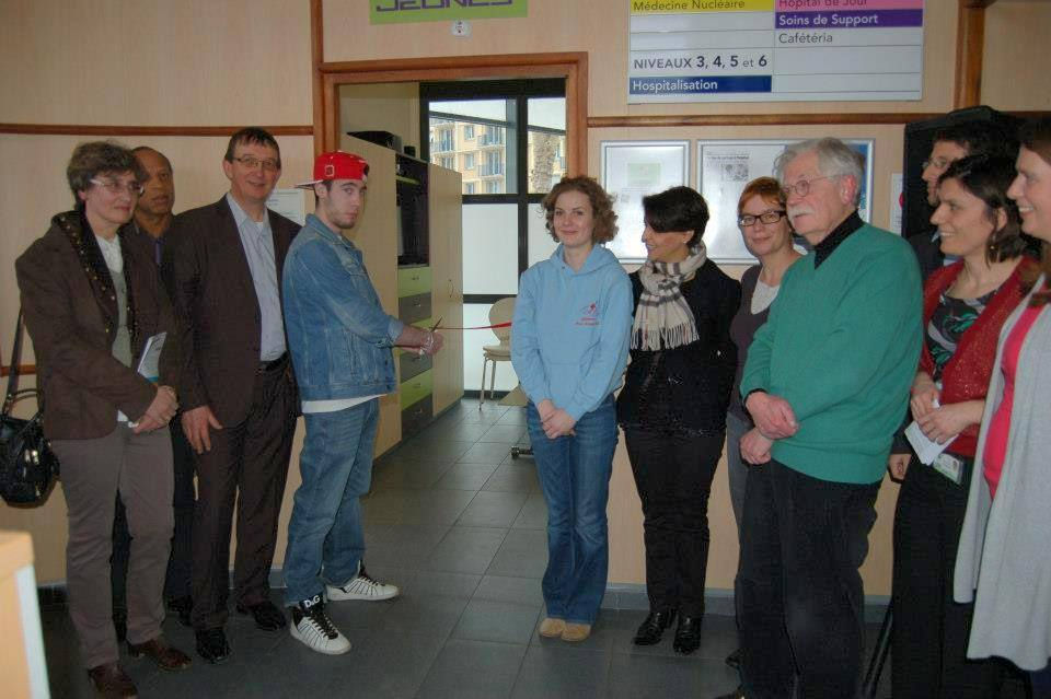 Inauguration d'un espace jeune CHU