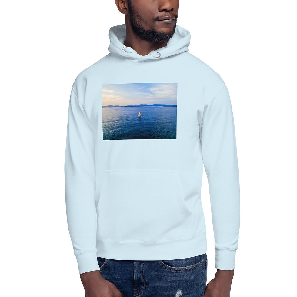 Thumbnail: Unisex Hoodies Multi-Color - Sailboat Scene
