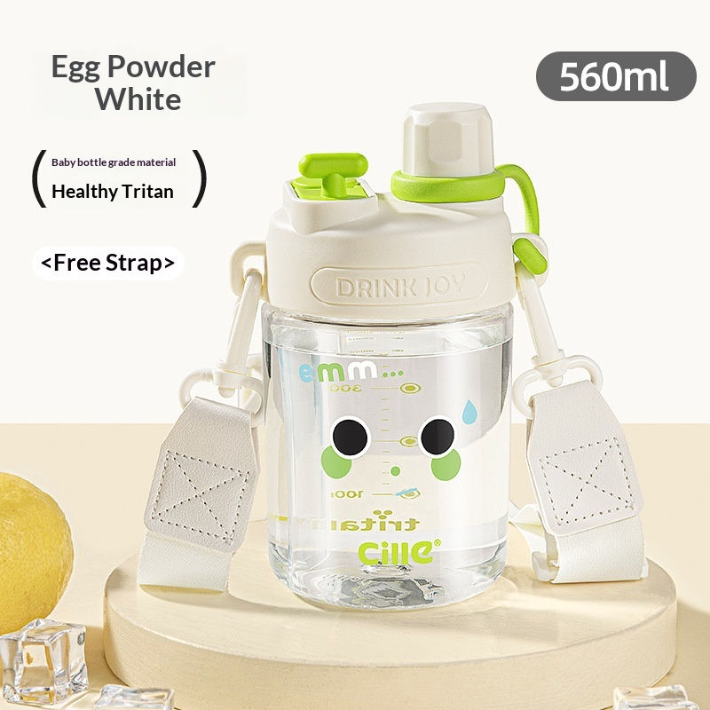 Thumbnail: Cute Portable Straw Summer Water Bottle for Kids
