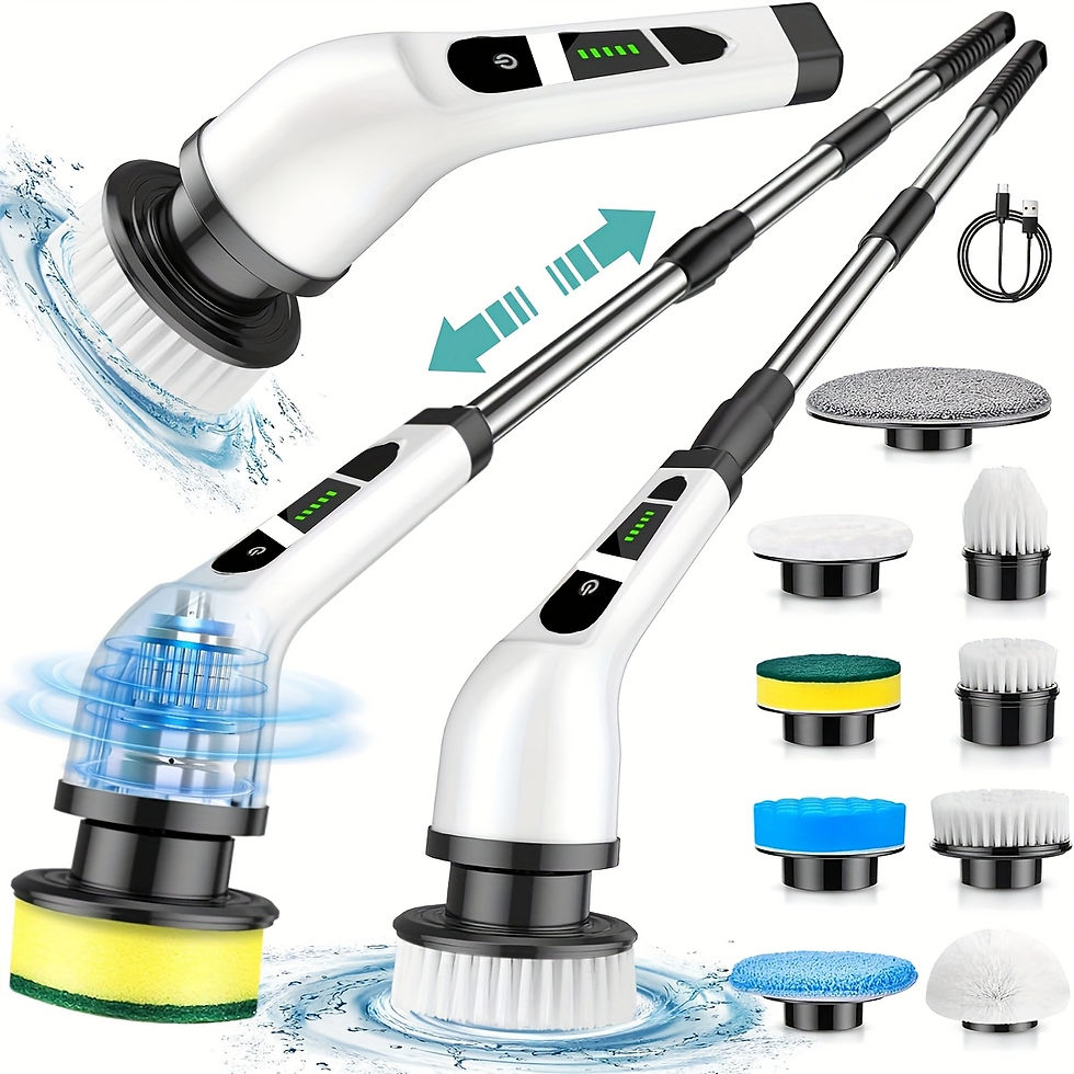 Thumbnail: Eco Electric Rotary Cleaner — 2-Hour Power, Dual-Speed Brush