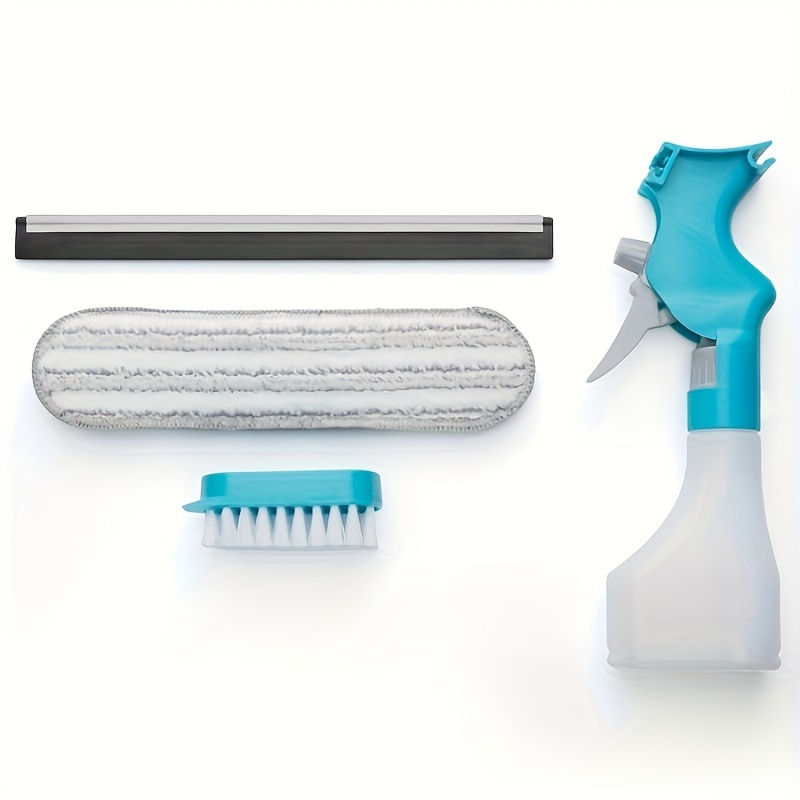 Thumbnail: Eco Glass Cleaning Brush — 4-in-1 Spray, Scraper And Scrubber