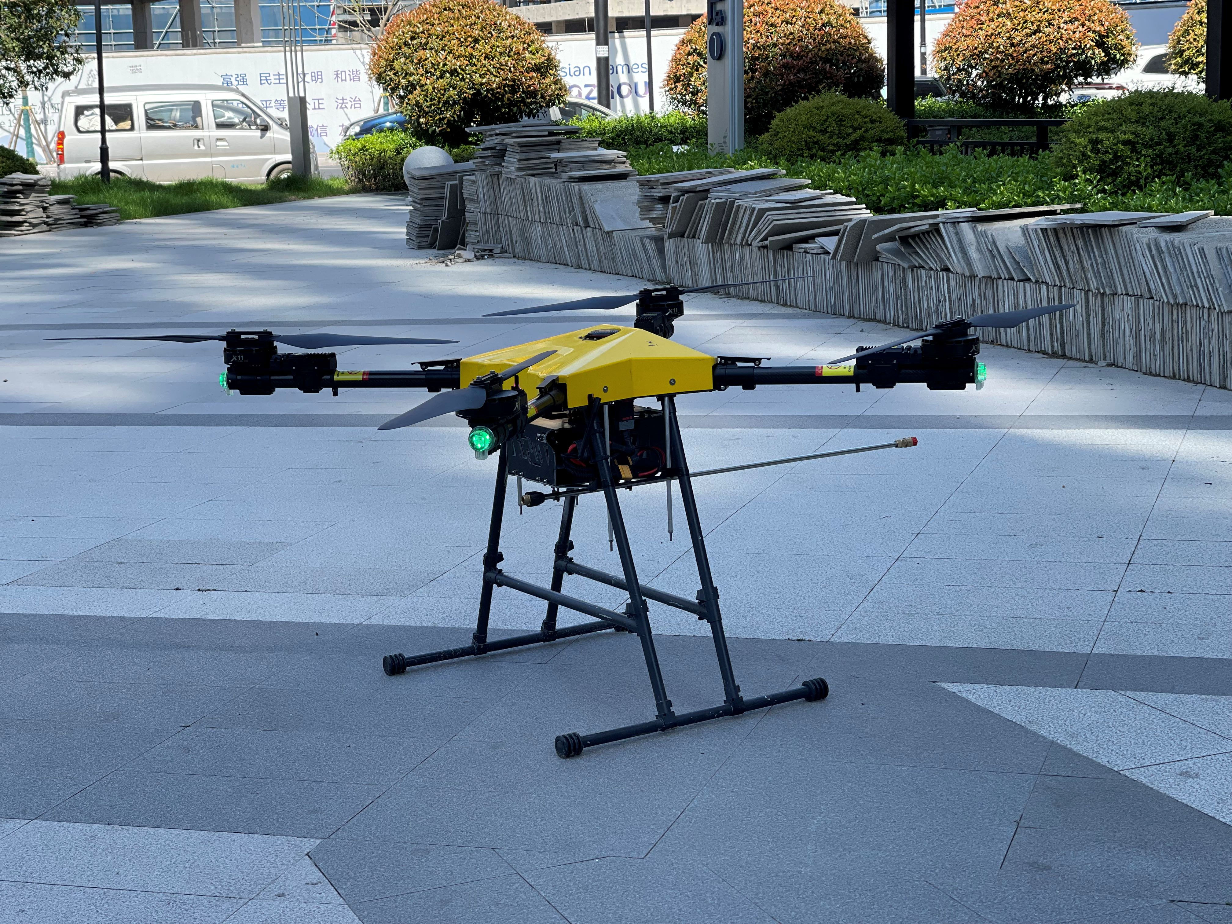 Ecocity Precision Drone Cleaning Machine — Efficient Pump And Motor Core Compon