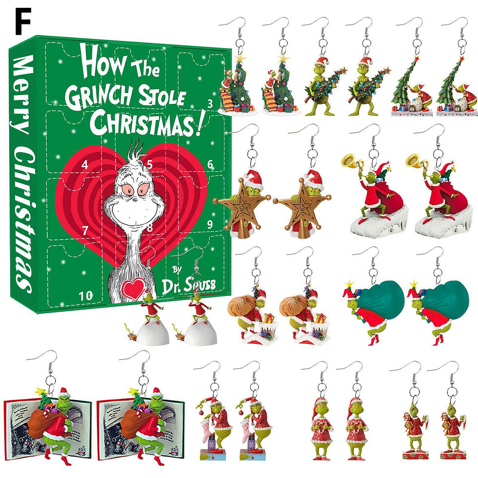 Thumbnail: Grinch Countdown Blind Box, Creative Cartoon Figure