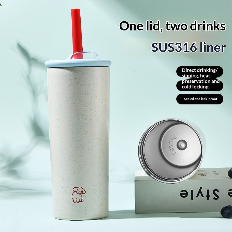 Thumbnail: Outdoor 316 Stainless Steel Straw Cup