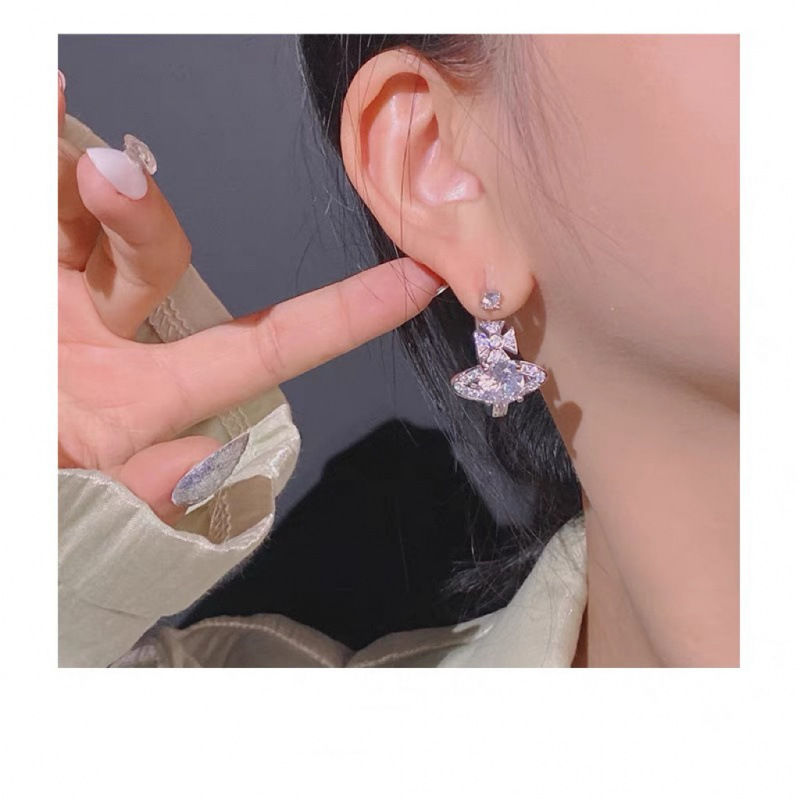 Thumbnail: Saturn earrings  Stud Earrings inspired Vivienne Westwood Earrings 