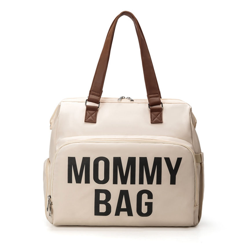 Thumbnail: Single Strap Diaper Bag Backpack for Moms — Large Capacity Travel Nappy Bag