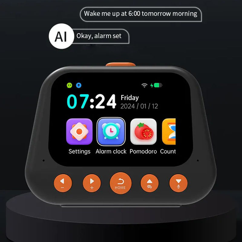 Thumbnail: AI Smart Talking Alarm Clock Robot Toy for Kids — Music, Stories, Timer