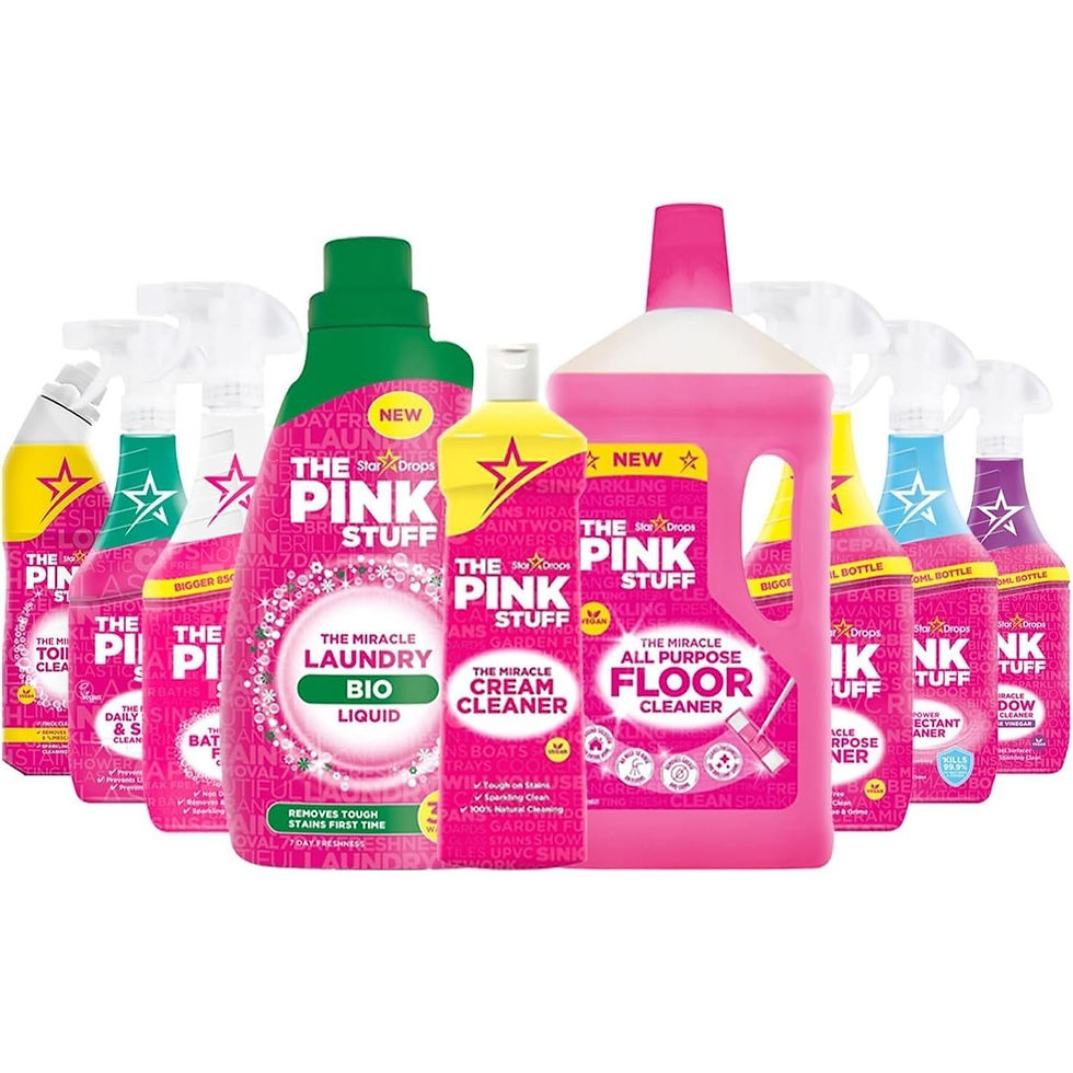 Thumbnail: Pink Stuff 9-Piece Household Cleaning Products Bundle Set