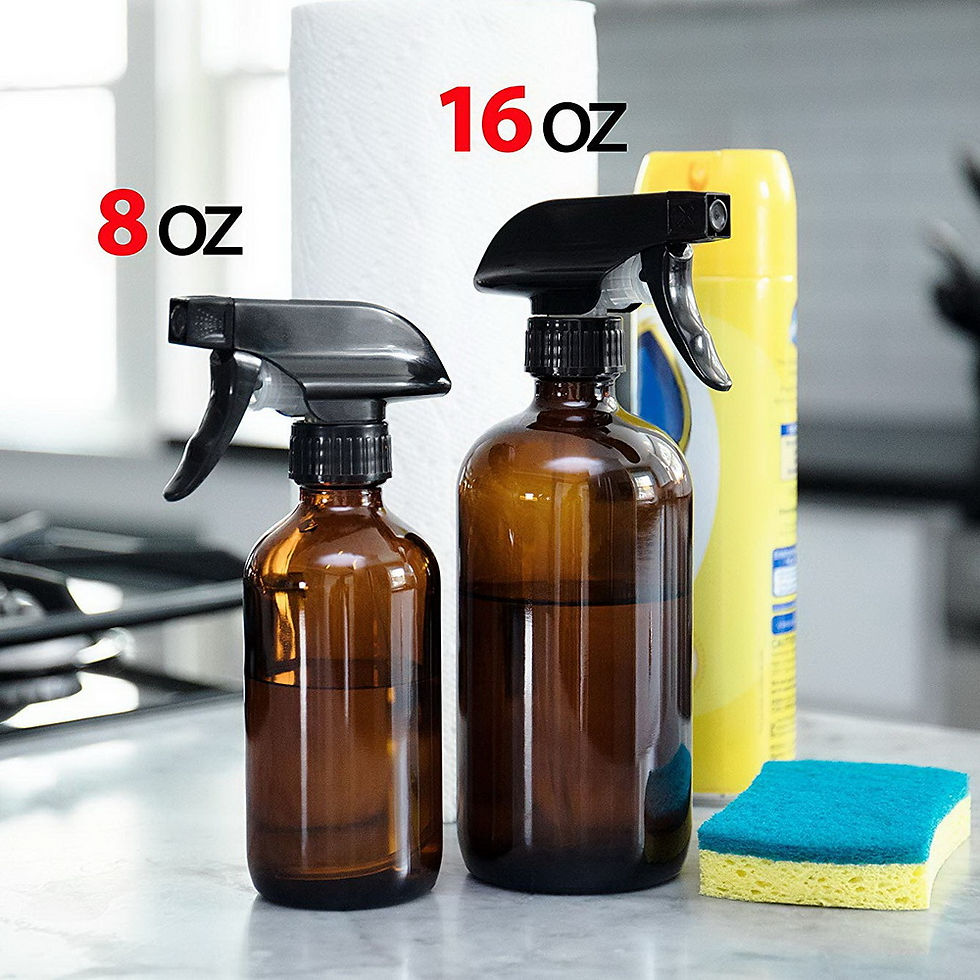Thumbnail: Ecocity Blue Boston Glass Spray Bottle for Essential Oils, UK