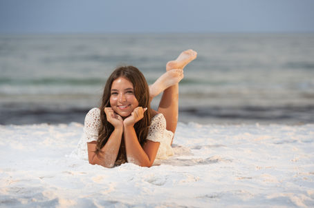 Natural Senior Portraits on 30A, Florida