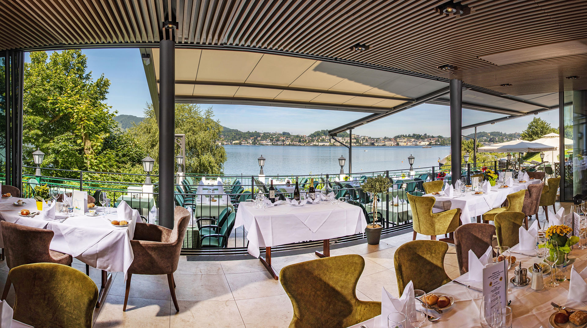 Terrasse am Traunsee in Gmunden