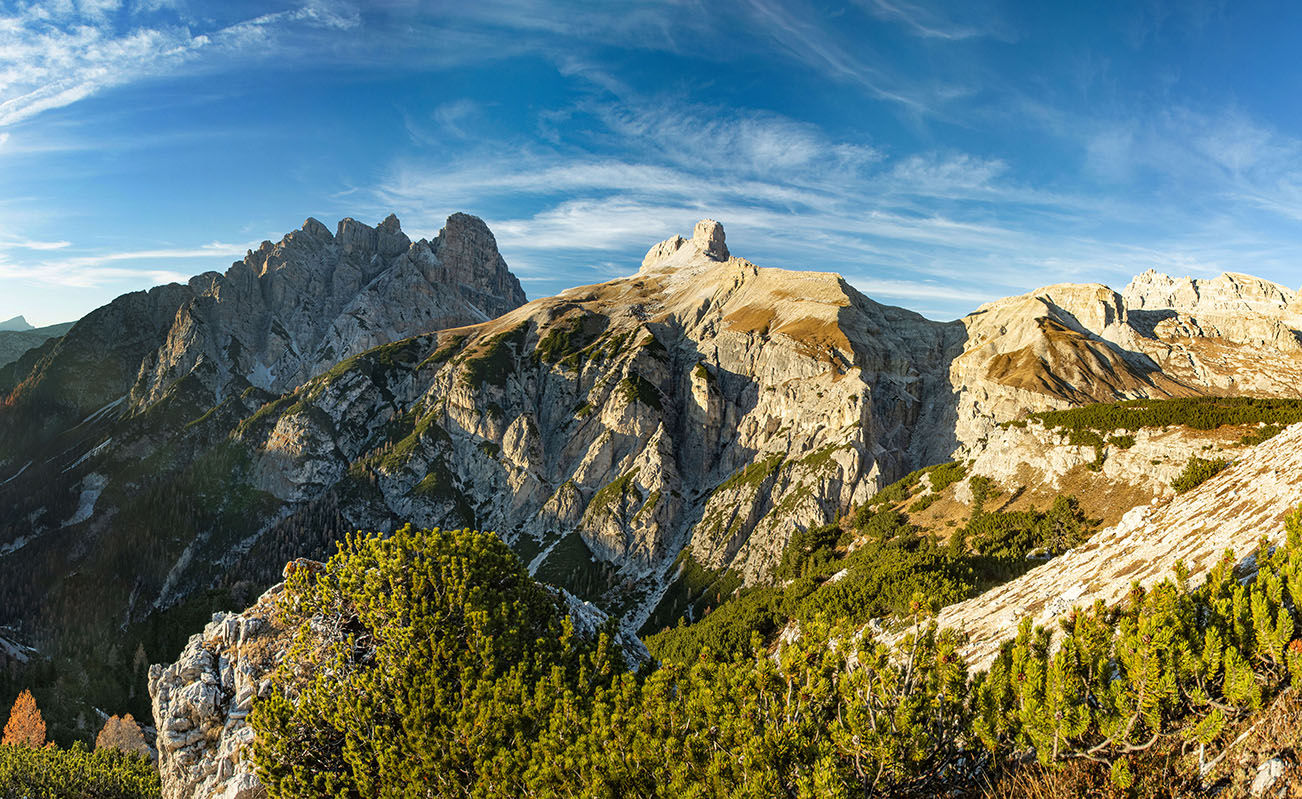 Dolomiten in der Abendsonne