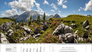 Dieses Kalendermotiv entführt uns in den Lungau, genauer gesagt in den Naturpark Riedingtal im Land Salzburg