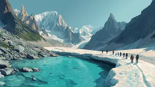 Gefahren im Hochgebirge Wandern – Instagram vs. Realität: Schneebrücken, Gletscherseen & Turnschuhe