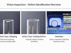 AI-Enabled Micro-Crack Inspection at Glass Cartridge Cut Ends
