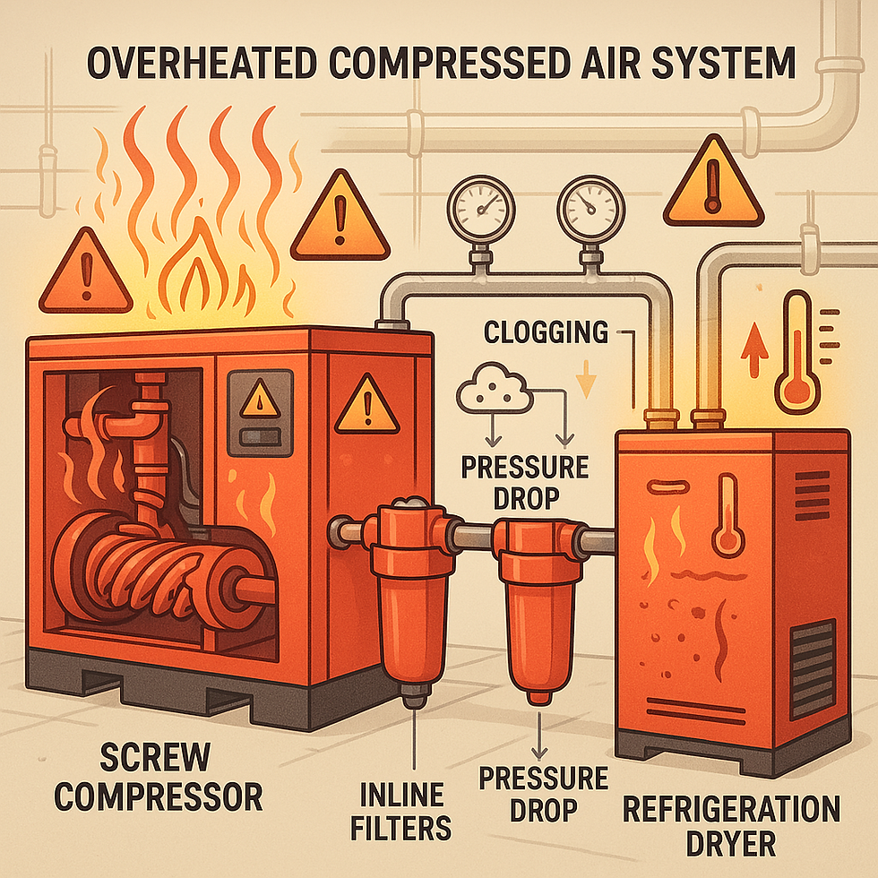 Hottest days of the year, time to do a check your compressed air quality