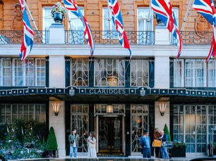 Claridges Hotel in London.