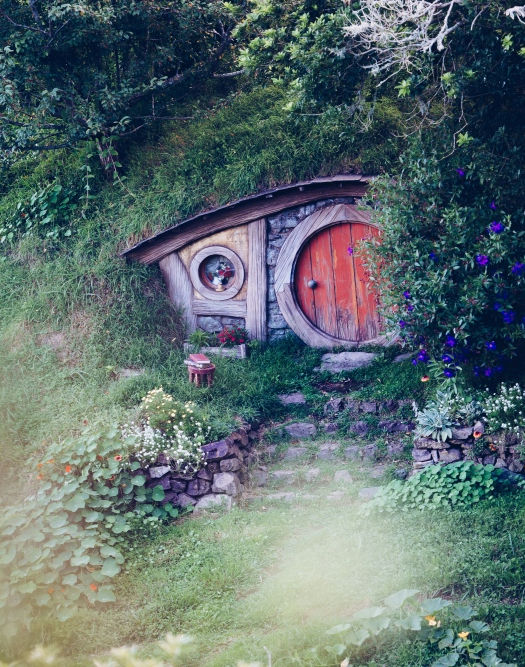 Hobbit Hole in New Zealand.