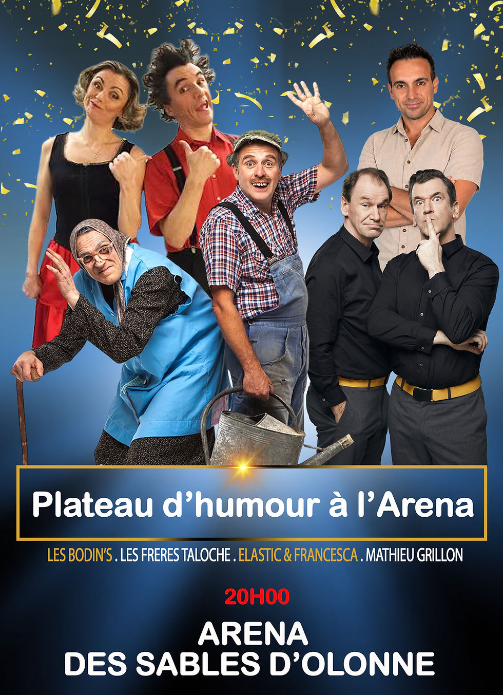 Plateau d'humour à l'Arena