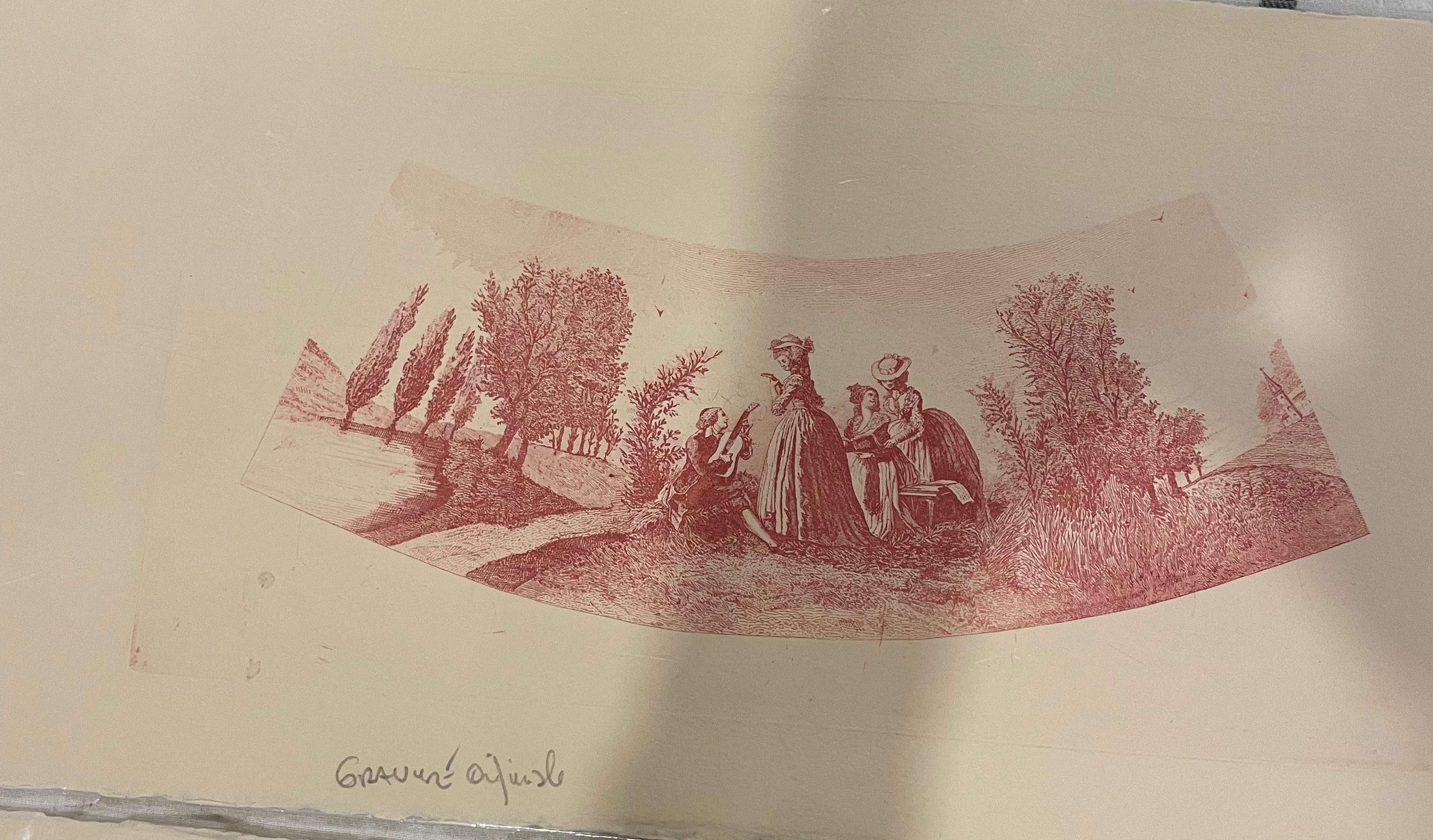 Antique French Engraving - Original Print