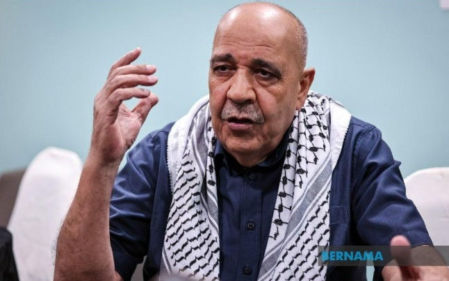 Duta Palestin, Walid Abu Ali berasa bangga dengan sokongan teguh rakyat Malaysia. Kredit foto: Bernama