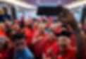 DS Zahid bersama ahli UMNO selepas Sambutan Ulang Tahun UMNO ke-80 di WTCKL, semalam