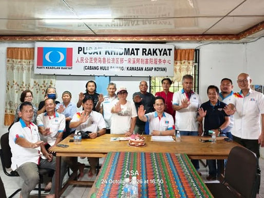 KEADILAN Hulu Rajang muktamadkan DUN Murum, DUN Belaga, Baleh masih dirunding