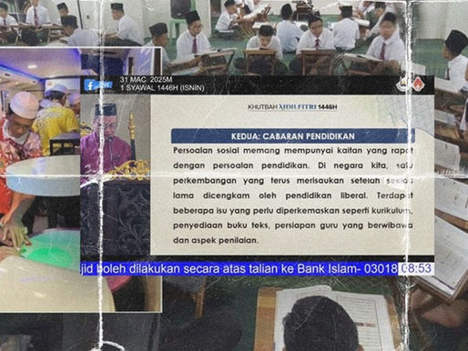 Wajarkah isu pendidikan liberal jadi khutbah Aidilfitri?