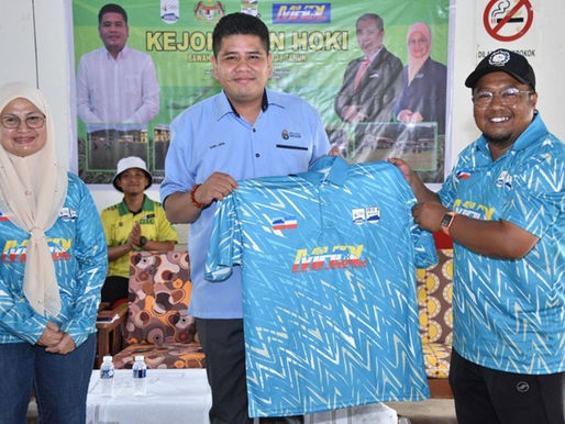 Ketua AMK Sabah sumbang RM1,000 bantu persiapan hoki Kota Marudu