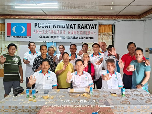 Air paip keruh bila hujan: KEADILAN Hulu Rajang desak tindakan segera