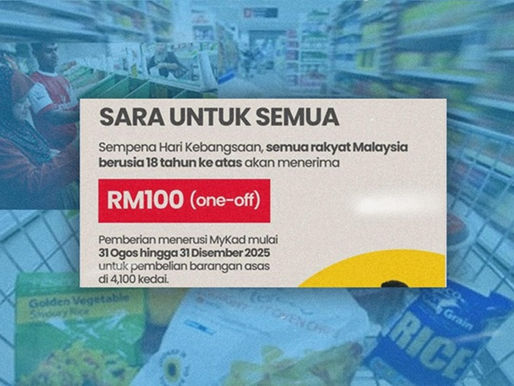 SARA RM100 untuk semua rangsang sektor peruncitan negara