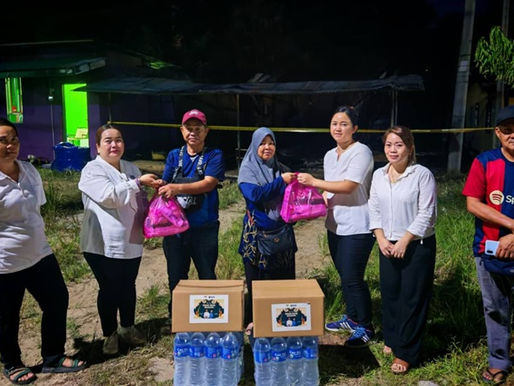 Wanita KEADILAN Sabah lawat mangsa kebakaran di Sepitang