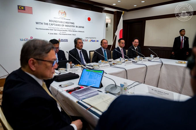PM bentang potensi pelaburan M'sia kepada 29 pimpinan konglomerat Jepun