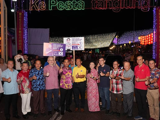 PRK Mahkota: Pesta Tanglung satukan pemimpin parti Kerajaan Perpaduan