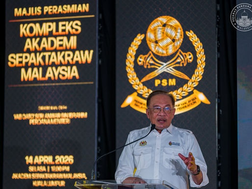 PM mahu sepak takraw jadi sukan menyatukan rakyat