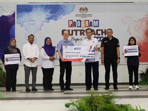Program Outreach Sejahtera MADANI salur RM218,000 kepada peserta di Kota Tinggi