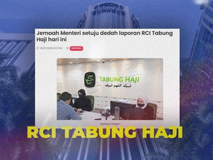 Syor RCI: Ahli politik aktif dilarang sertai Tabung Haji