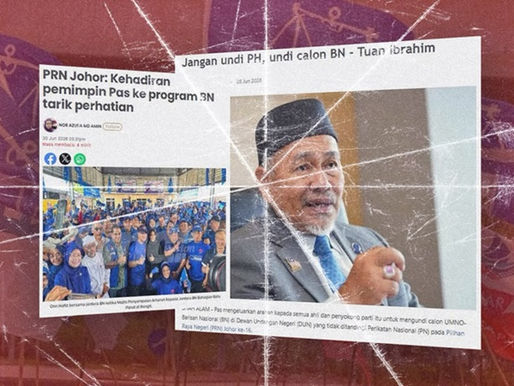 Pas kata Kerajaan Perpaduan 'tak Islamik', kenapa sokong BN di Johor?
