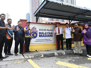 Inisiatif Sekolah Angkat MADANI tingkat keselesaan SK Bayan Baru