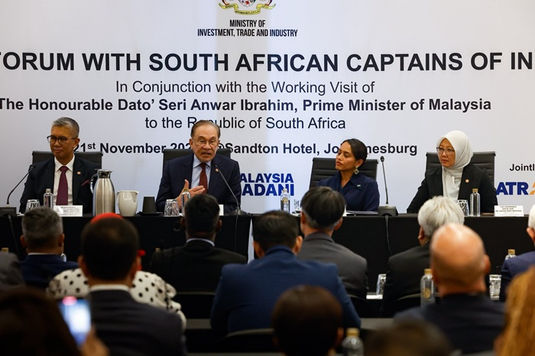 PM kukuh kerjasama dengan Afrika Selatan, bertemu kapten industri tempatan