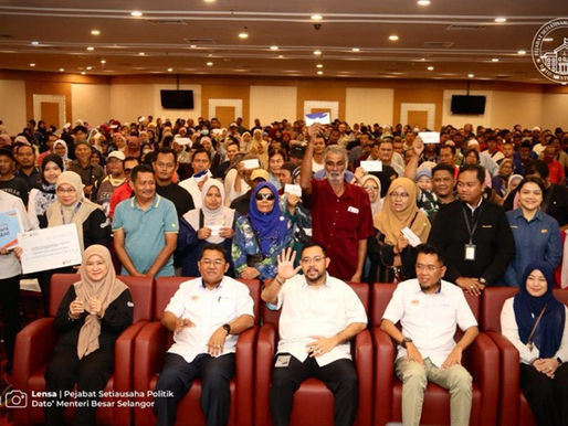 410 Ketua Isi Rumah Selangor terima bantuan tunai RM500 sempena Aidilfitri