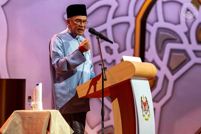 DS Anwar berucap pada Majlis Tilawah dan Hafazan Al-Quran Peringkat Kebangsaan di Kuala Lumpur