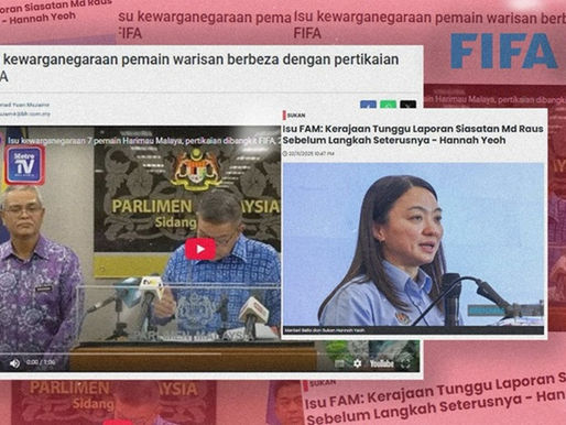 Isu kewarganegaraan pemain warisan: Perlukah FAM dikenakan tindakan?
