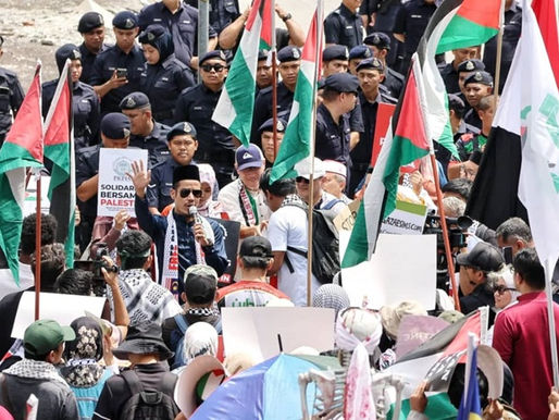 500 demonstran bantah keganasan berterusan Israel ke atas Palestin