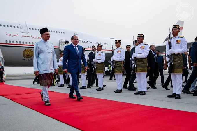 PM sambut ketibaan Presiden Mesir, kerjasama dua hala jadi tumpuan